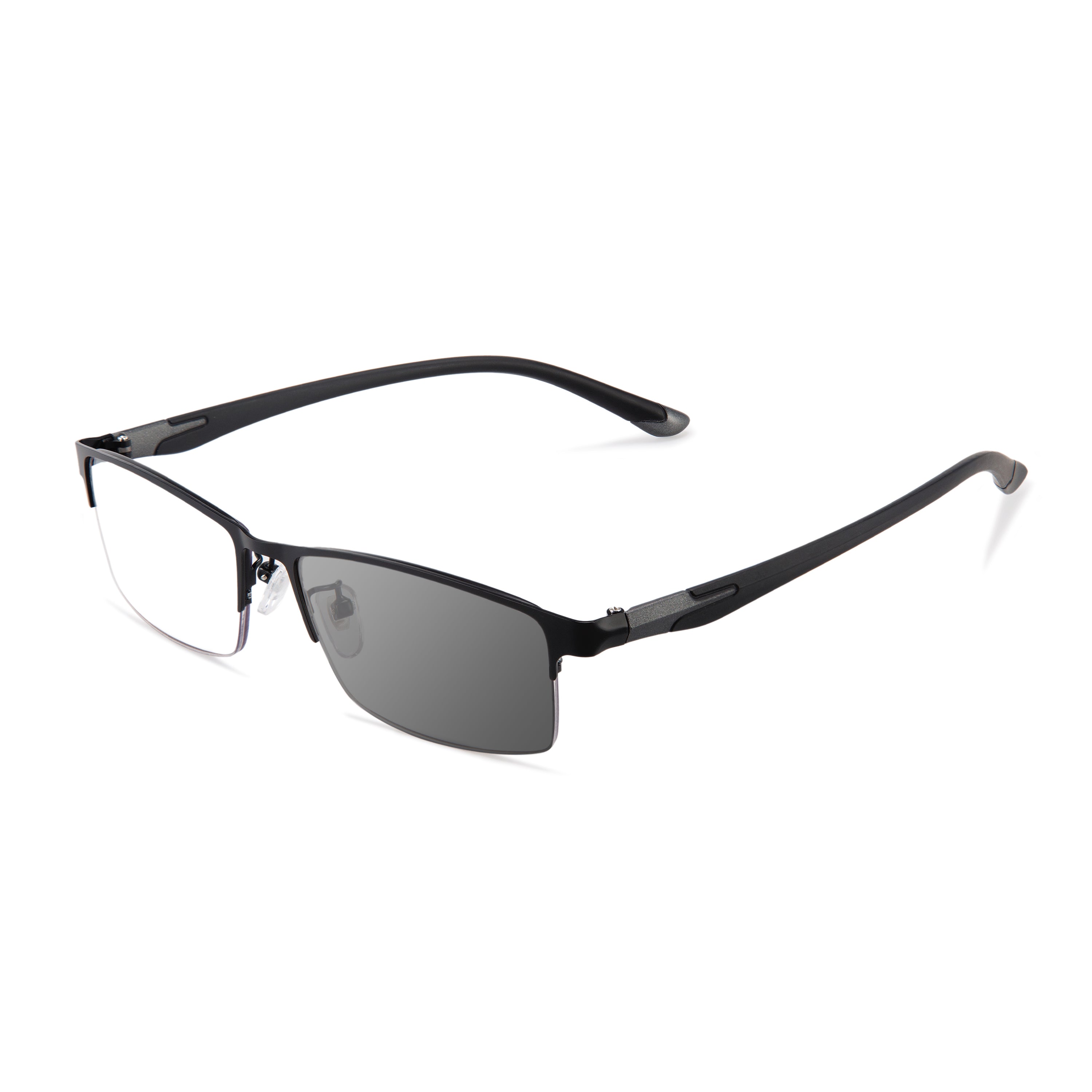 METAL ULTRA-LIGHT HALF-FRAME PHOTOCHROMIC MULTIFOCAL GLASSES