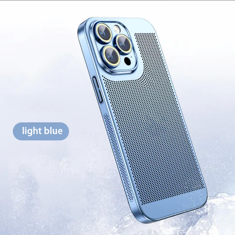 【40% de réduction】Nouvelle coque de téléphone avec placage par Dissipation thermique et protection à trous fins