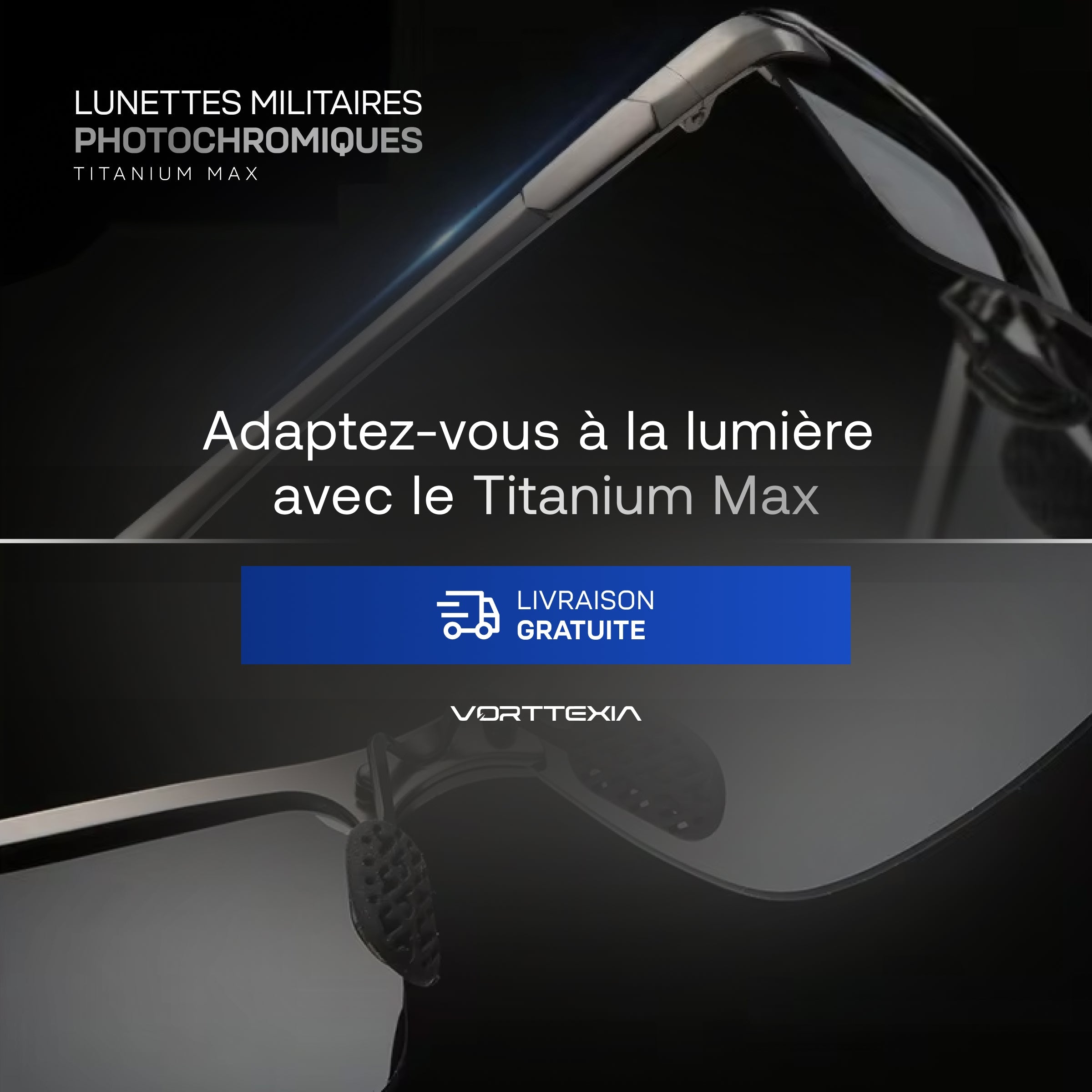 Lunettes Militaires Photochromiques Titanium Max