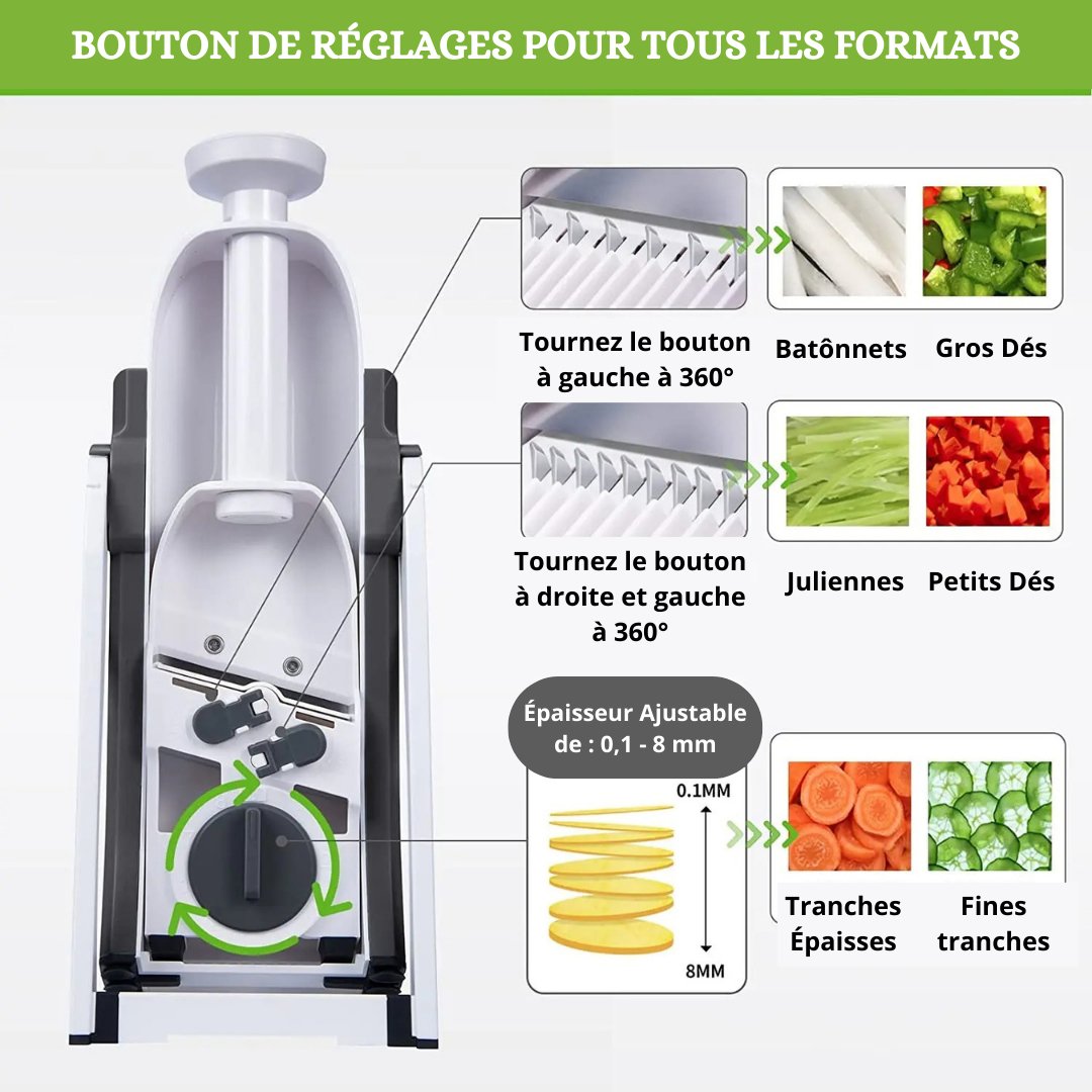 SafeCut™ - Mandoline Multifonction