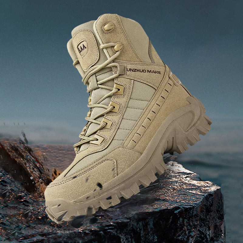 Livraison gratuite🎁Bottes de combat de travail anti-perforation imperméables pour hommes (amélioration de la durabilité)