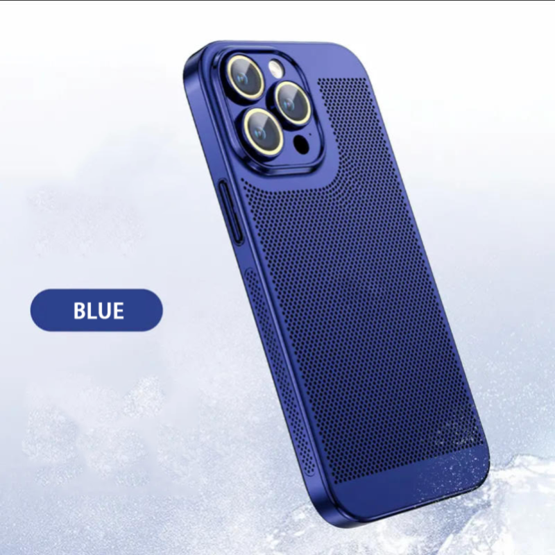 【40% de réduction】Nouvelle coque de téléphone avec placage par Dissipation thermique et protection à trous fins