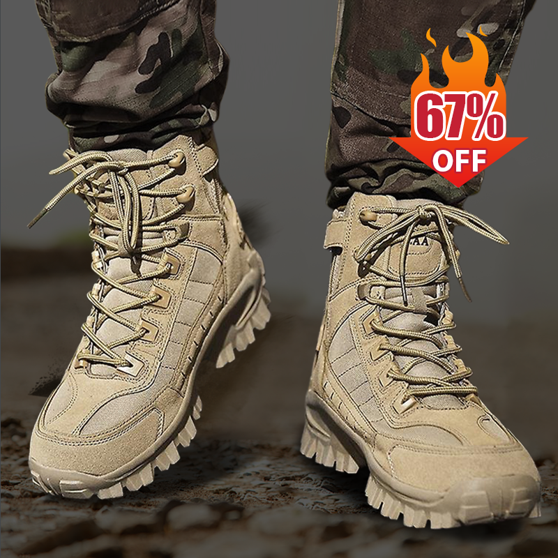 Livraison gratuite🎁Bottes de combat de travail anti-perforation imperméables pour hommes (amélioration de la durabilité)